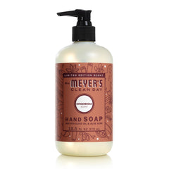 Mrs. Meyer's hand soap pump-dispense ready for quick use