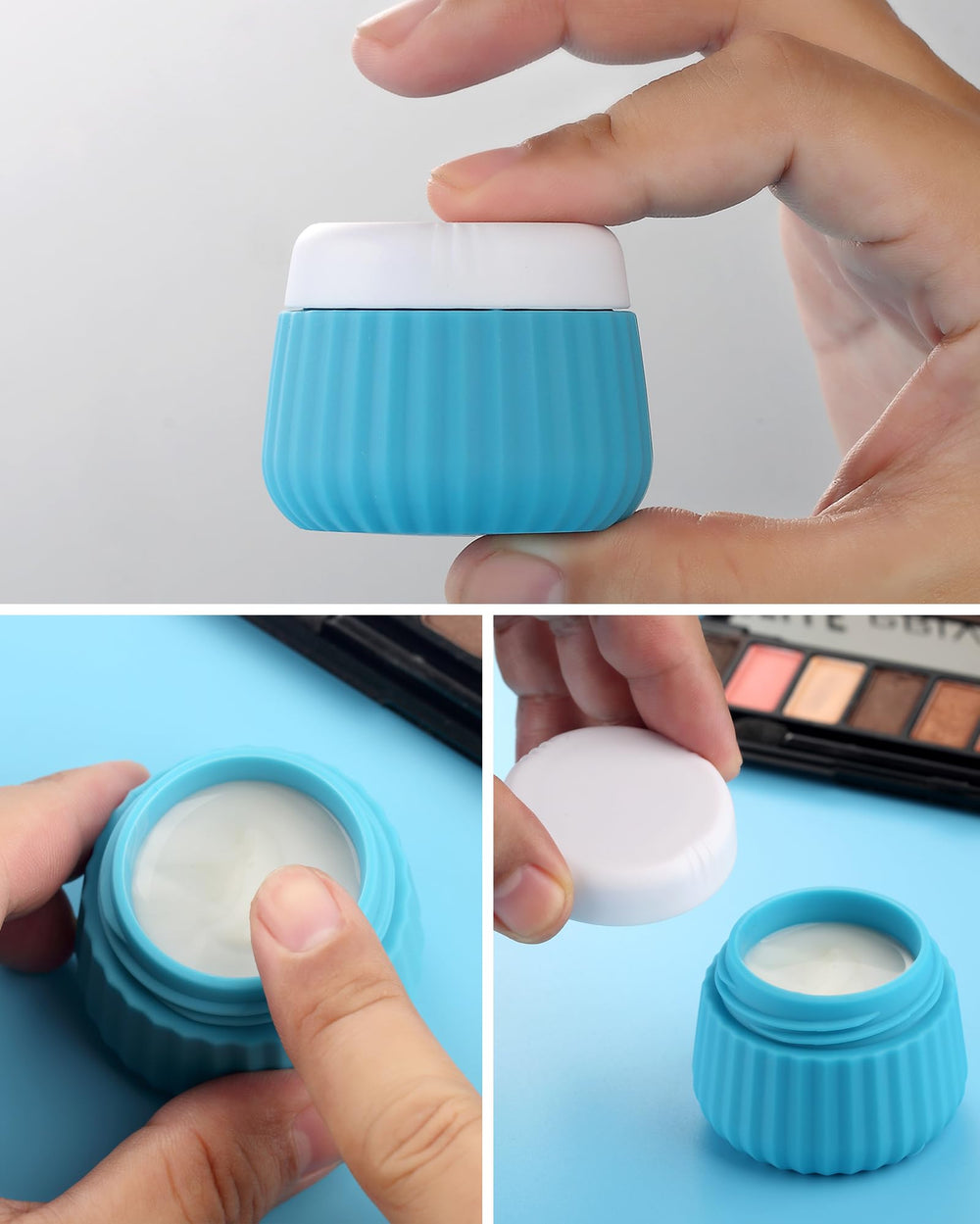 Mrsdry clear makeup bag keeps toiletries organized during travel.