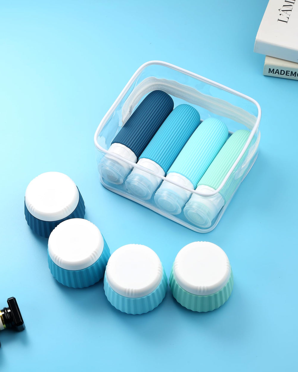 Mrsdry portable travel kit keeps liquids organized at airports and on trips.