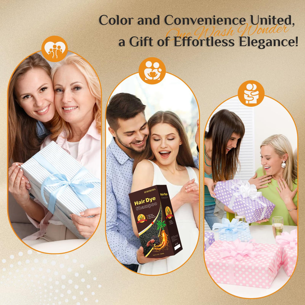 Msktasy three-in-one cleanse-dye-care concept image