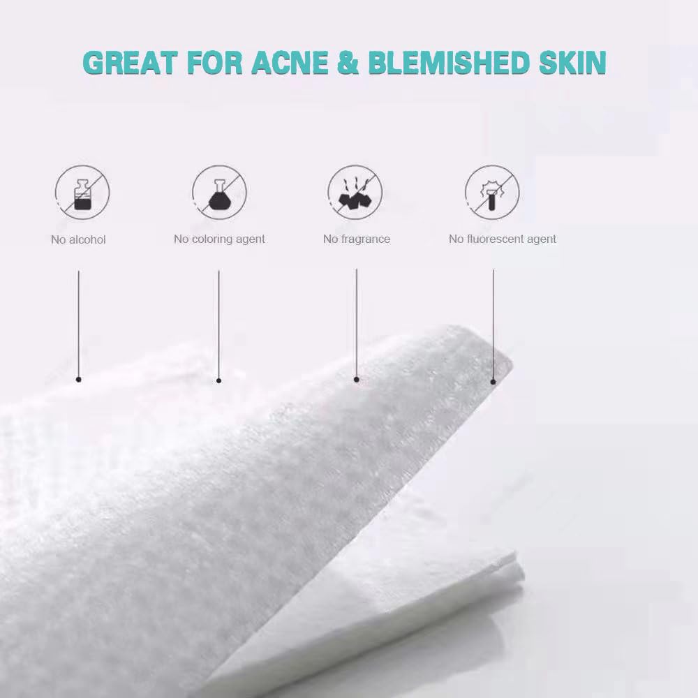 MSOEUESO biodegradable cotton wipe, lint-free fabric designed for clean, daily use.