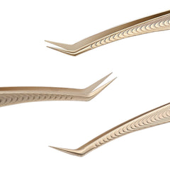 Ms.Queen lash tweezers with ergonomic balance design for long sessions