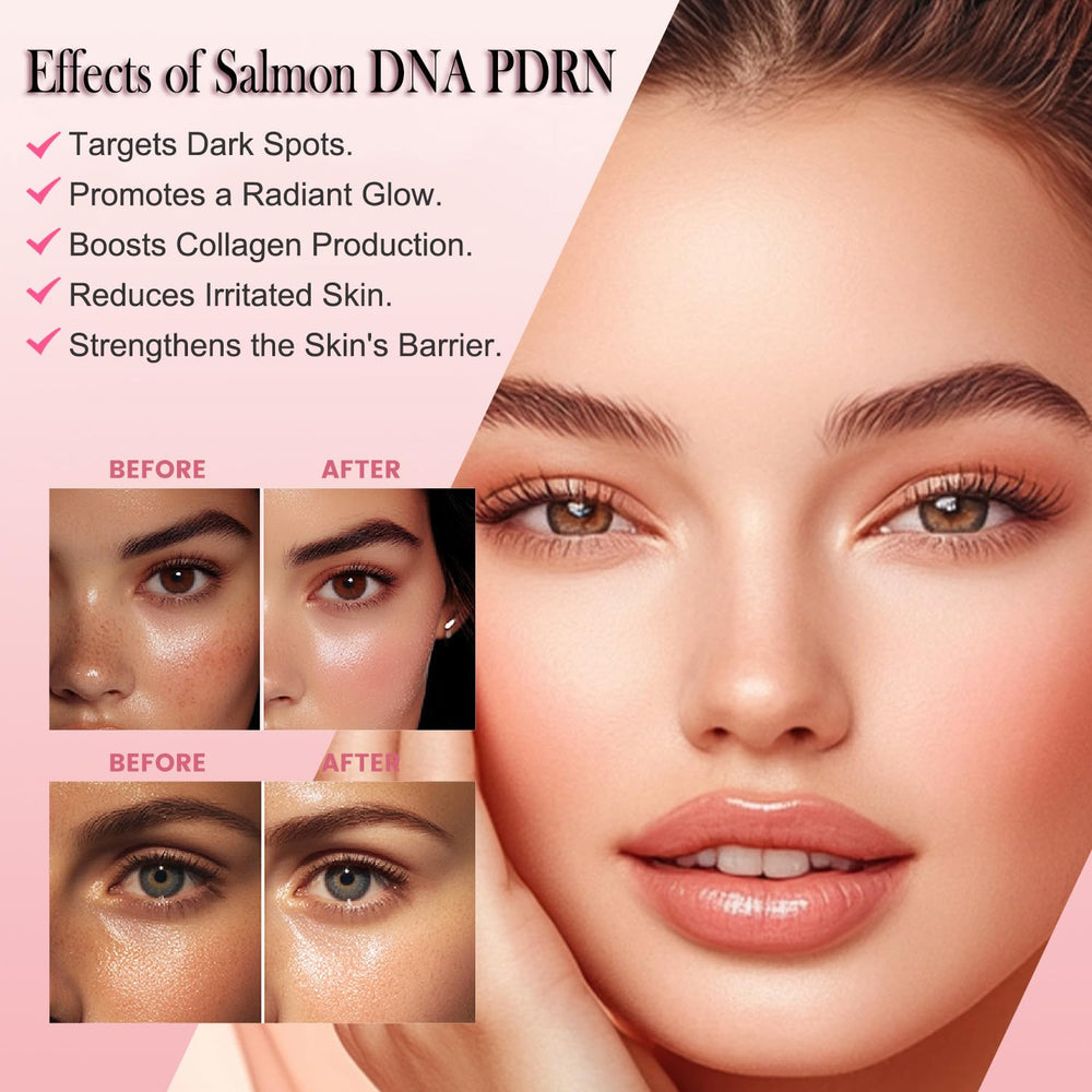 Mtmult Salmon DNA Serum being applied for a smooth, radiant look.