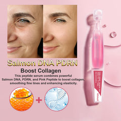 Mtmult Salmon DNA Serum outer packaging box signaling premium skincare.