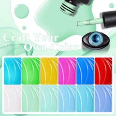 Home DIY setup with MTSSII jelly gel polish for professional-looking nails at home or salons.