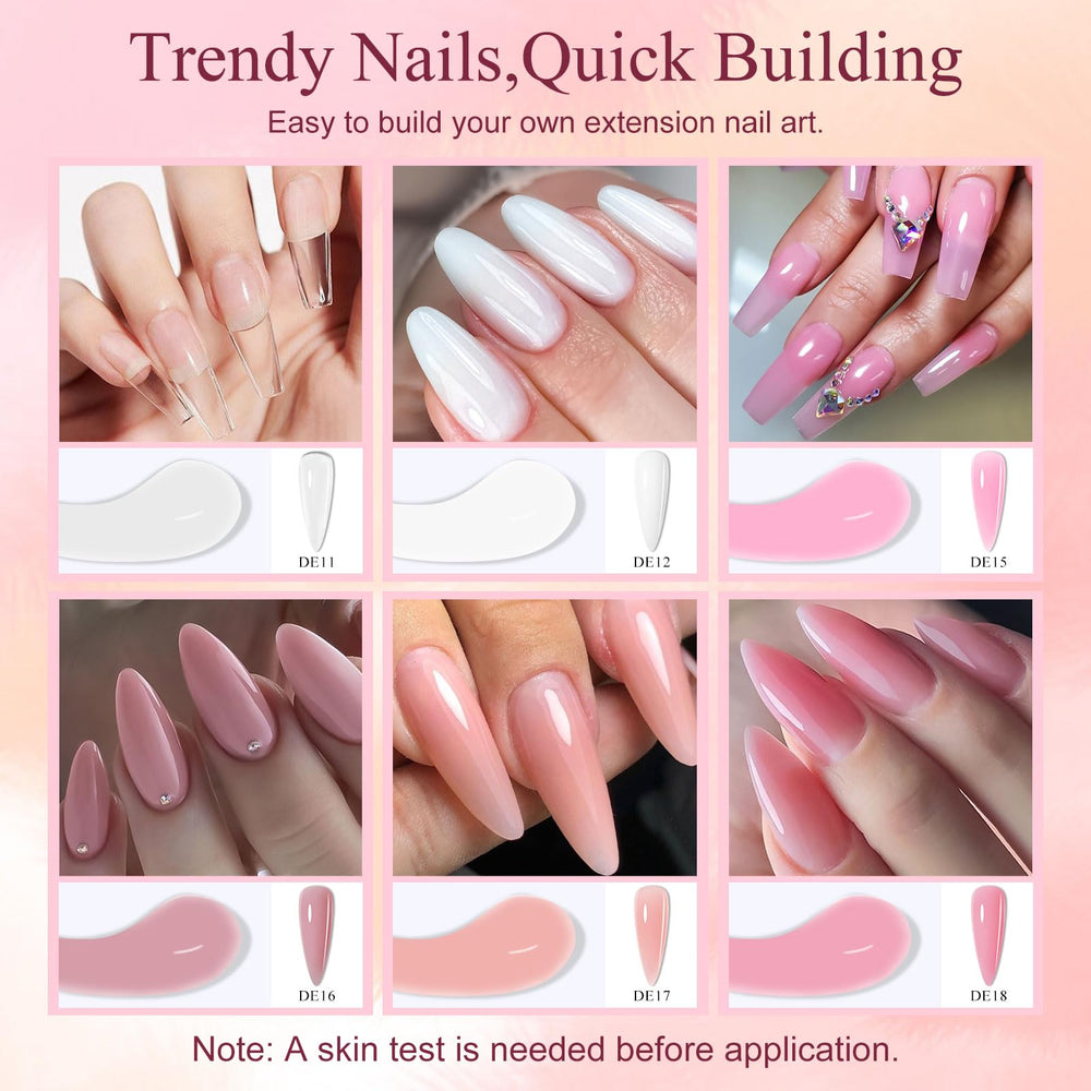 MTSSII slip solution ensures smooth, even gel extensions.