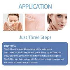Packaging box display emphasizes premium anti-aging care in a compact set.