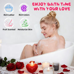 MUFEIRUO bath bombs fizz and color water for a relaxing home spa moment