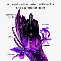 Mugler Alien Extraintense spray cloud showing bold sillage for special occasions