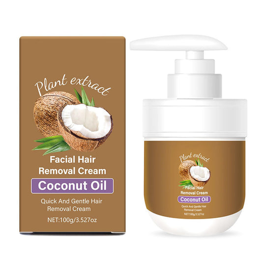 MULPG facial hair removal cream packaging for easy at-home use.