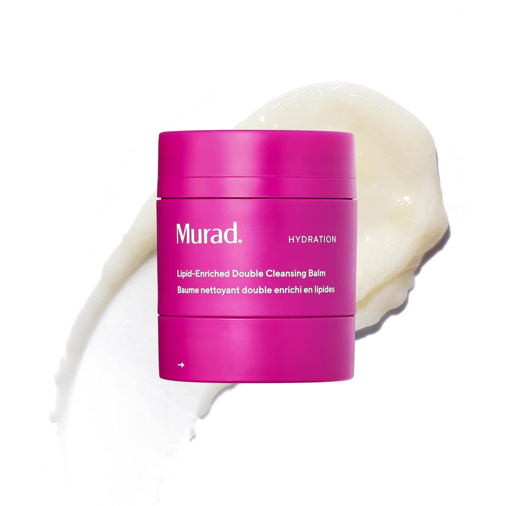 Murad Lipid-Enriched Cleansing Balm bottle illustrating hydrating cleanse and one-step makeup removal