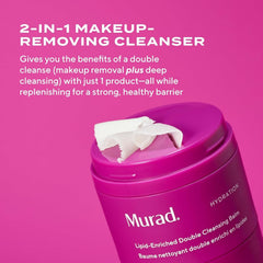 Murad Lipid-Enriched Cleansing Balm twist-up grinder demonstrates mess-free dispensing