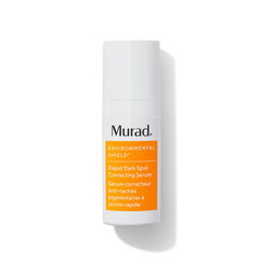 Murad Rapid Dark Spot Correcting Serum bottle shows premium packaging and even tone focus
