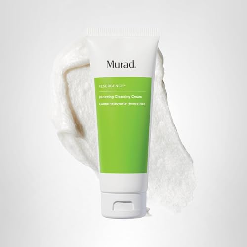 Murad Renewing Cleansing Cream routine setup showing skincare ritual