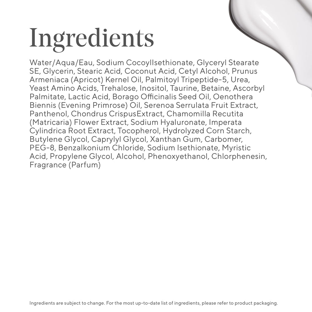 Murad Renewing Cleansing Cream starflower oil visual emphasizes hydrating, supple skin