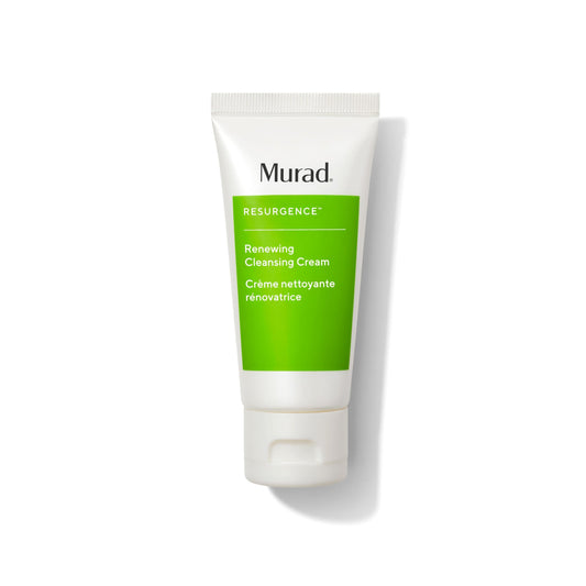 Murad Renewing Cleansing Cream Travel bottle demonstrates a hydrating daily cleanse
