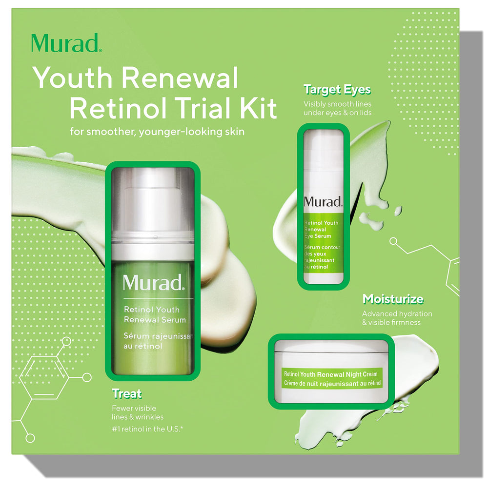 Murad Youth Renewal Trial Kit box, ideal for trying the set at home.