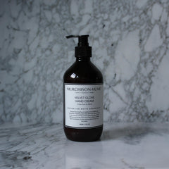 Plant-based ingredients like shea butter nurture dry hands.