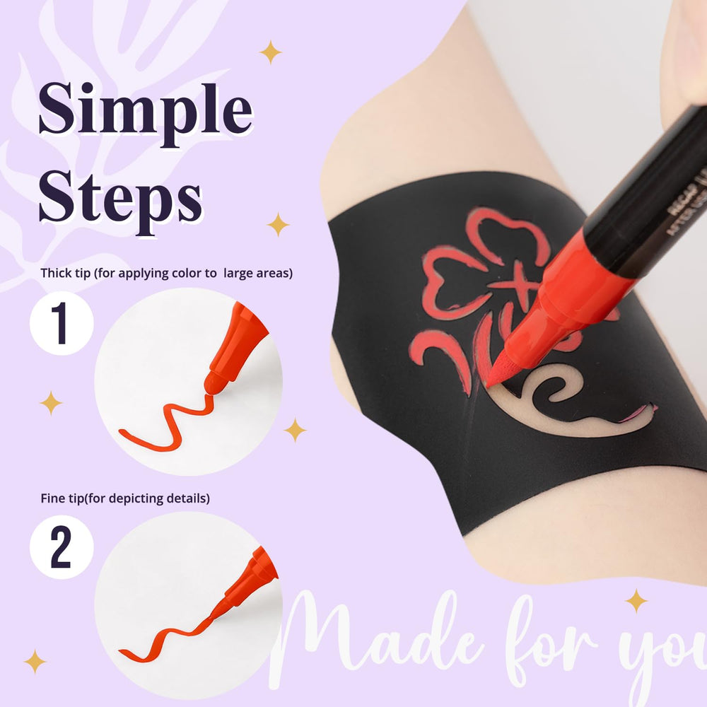MUREND 612-stencil set enables a wide range of design templates.