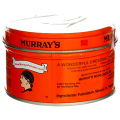 Hair with Murray's pomade and comb showing structured, defined texture.