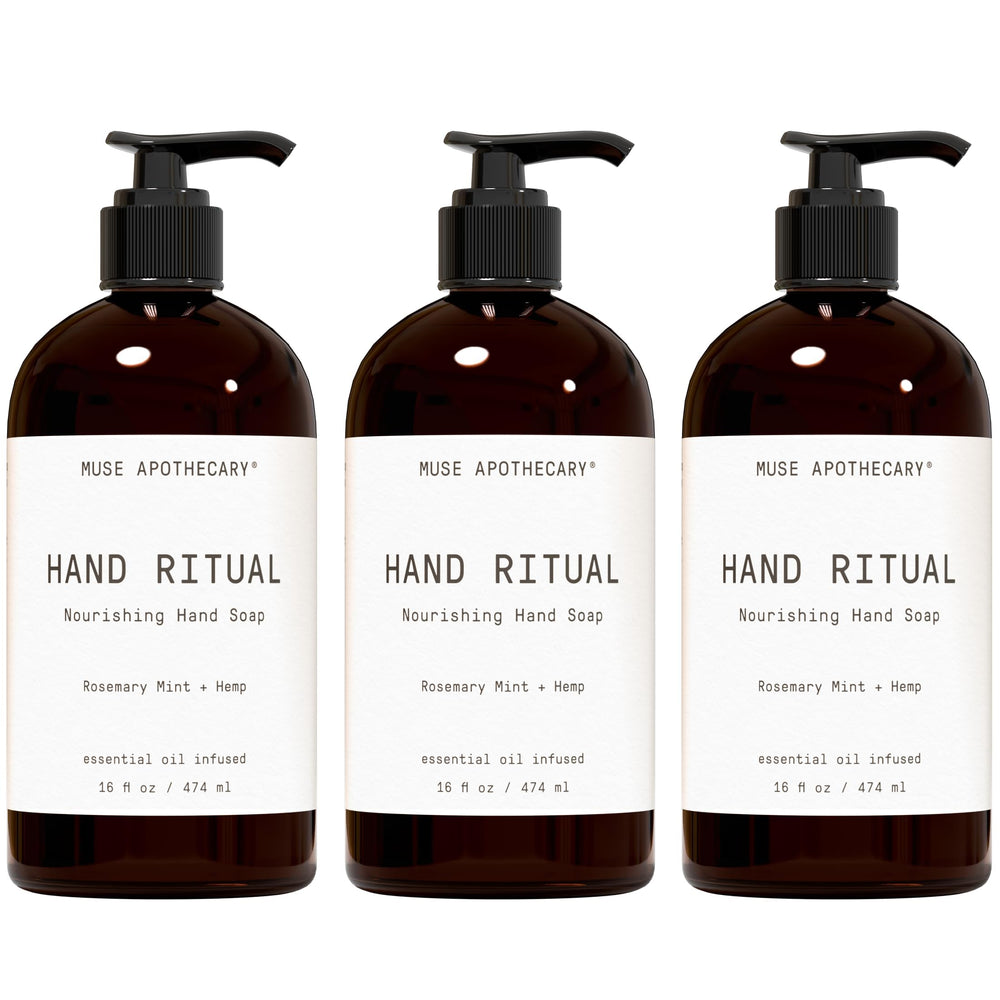 Muse Apothecary Hand Ritual foaming-lather for gentle cleansing and lasting moisture.