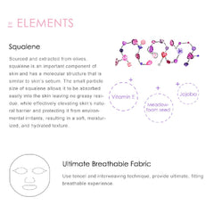 My Beauty Diary Squalene mask pack back view with usage info