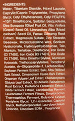 Blended finish yields a healthy glow without heaviness.