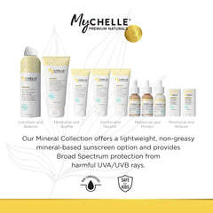 MyChelle Sun Shield Liquid SPF 30 applied on the face for a light coverage