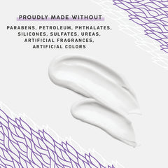 Cream texture close-up illustrating creamy, comfortable finish.
