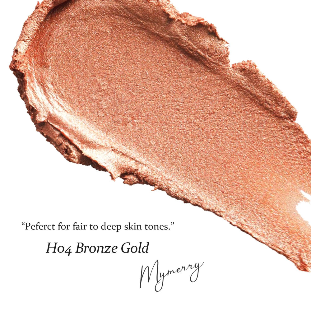 MYMERRY Dewy Highlighter Stick adds temple shine for subtle dimension