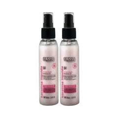 MySalon Liquid Keratin bottle for anti-frizz and shine with keratin and macadamia.