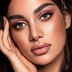 MYSTER ROSEY Nudes swatches on arm reveal rich color payoff