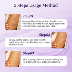 MyTend Tattoo Cover Up applying shot shows layering for extra coverage.