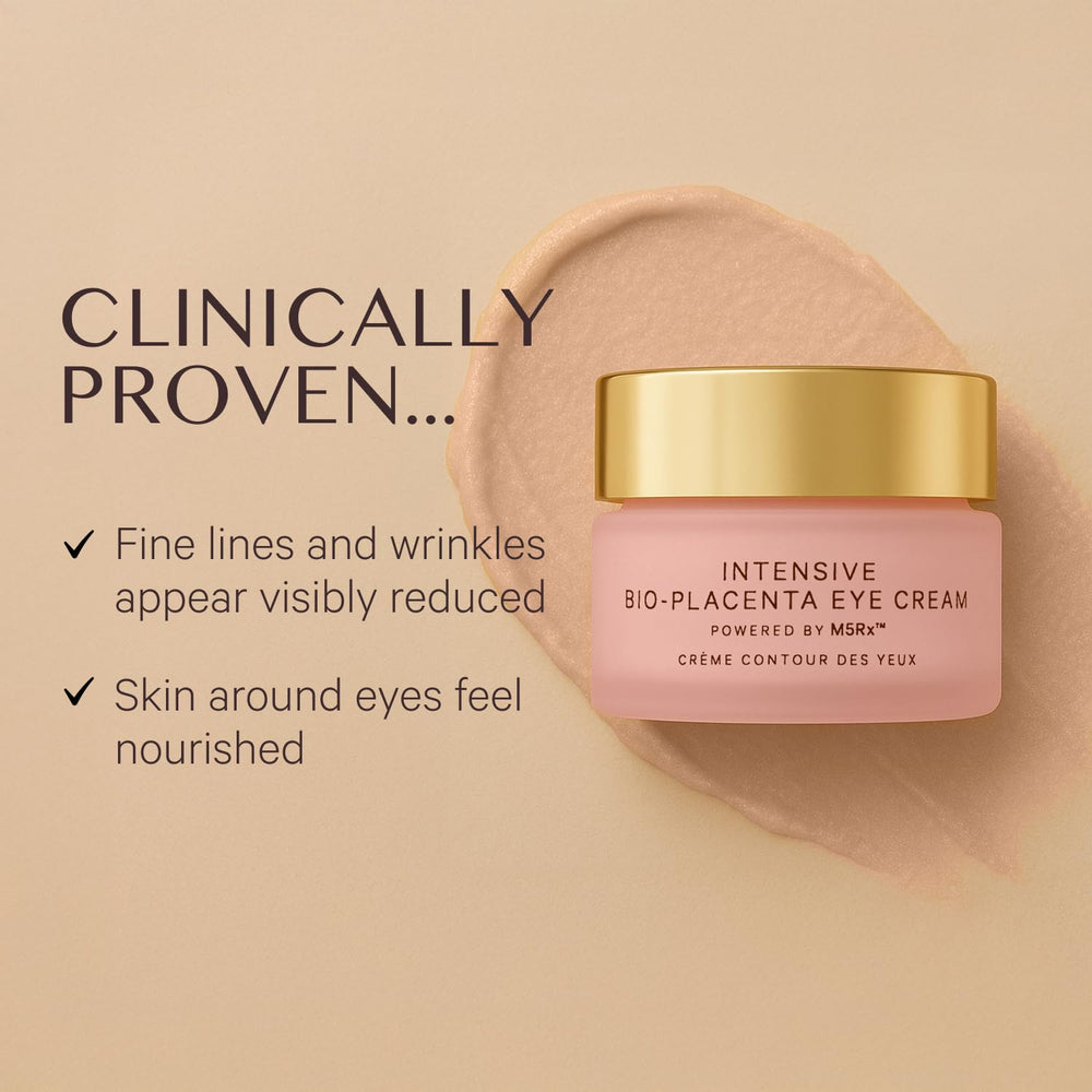 MZ SKIN Intensive Bio-Placenta Eye Cream packaging shot.