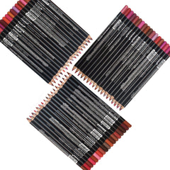 Nabi lip liner 54pcs color spectrum close-up highlights natural to bold shades.