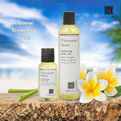 Nabila K Argan oil nourishment scene suggests deep hydration and texture improvement