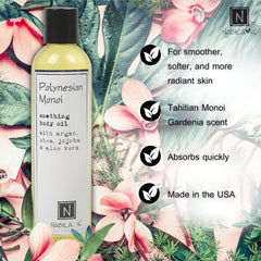 Nabila K Coconut oil softening action implies silky skin after shower