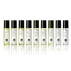 Nabila K Polynesian Monoi roll-on bottle for all-day, travel-friendly fragrance