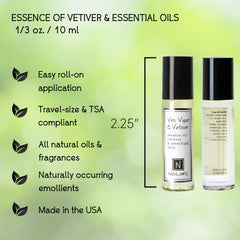 Nabila K Vim roll-on with vitamin E for nourishment and fragrance.