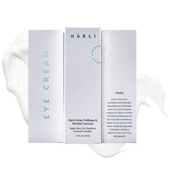 NAELI eye cream brightens under-eye tone and reduces dullness.