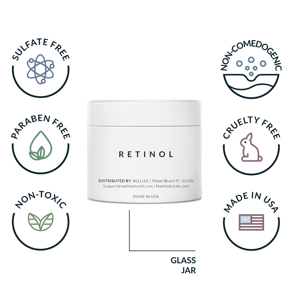 NAELI Retinoid Night Cream ingredient focus on collagen and peptides