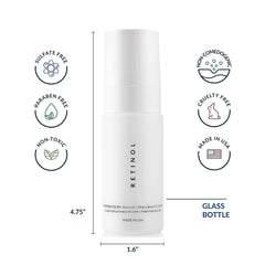 NAELI Retinoid Cream packaging featuring USA-made, ethical, cruelty-free credentials