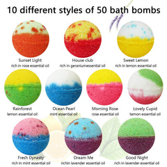Nagaliving Bath Bomb Sunset Light rose aroma for mood uplifting bath.