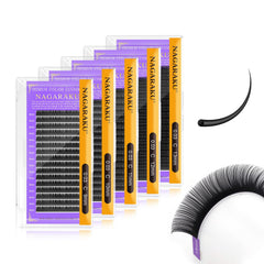 NAGARAKU 5-trays pack ready for professional eyelash extensions