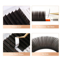NAGARAKU soft lightweight lashes offer comfort with enhanced curl