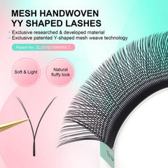 Nagaraku YY lash extensions fan formation aids quick, precise lash fans.