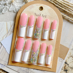NAIL ANGEL ZJ-01 XXL long artificial tips for statement manicure