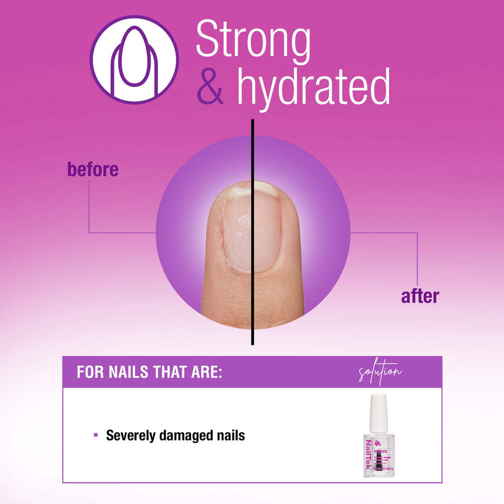 Close-up of creamy Hydrate Formula 4 texture for rich nail moisture.