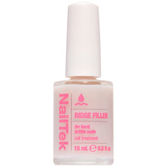 Nail Tek Ridge Filler 3 bottle front showing a clear ridge filler for smoother nails