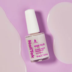 Nail Tek Ridge Filler 4 helps durability during daily wear.
